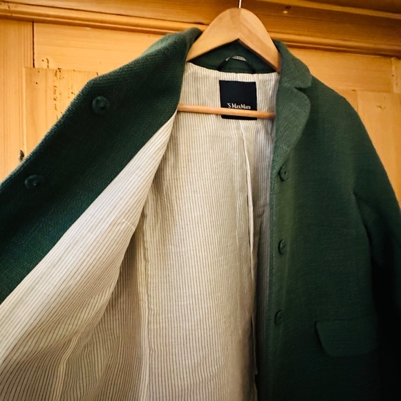 ITEM IS AVAILABLE UNTIL 9/30 - S’Max Mara green cotton jacket - Picture 3 of 6